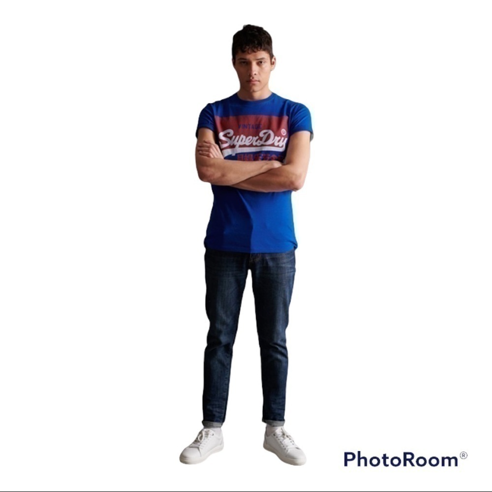 SUPERDRY Organic Cotton Vintage Logo T-Shirt - Picture 2 of 9